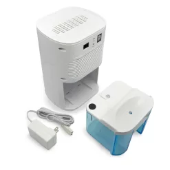 Pure Enrichment PureDry Mini Dehumidifier 0.53-Pint 1-Speed Dehumidifier (For Rooms 0- 150 sq ft)