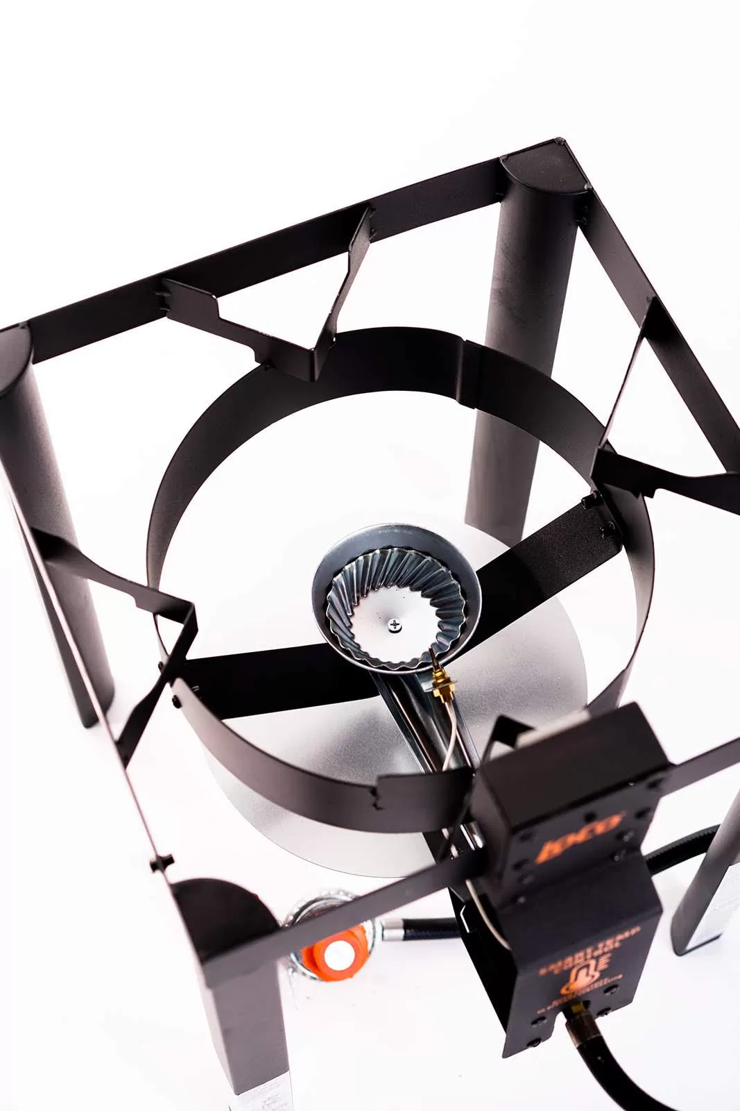 LoCo COOKERS 1-Burner Propane 20-lb Cylinder Manual Iron Outdoor Burner