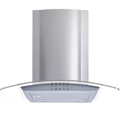 Winflo 30-in 284-CFM Convertible Stainless Steel Wall-Mounted Range Hood