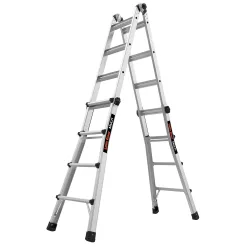 Little Giant Ladders Multi M17 18-ft Reach Type 1a- 300-lb Load Capacity Telescoping Multi-Position Ladder