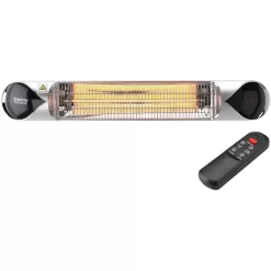 Hanover 5118-BTU 120-Volt Silver Stainless Steel Electric Patio Heater