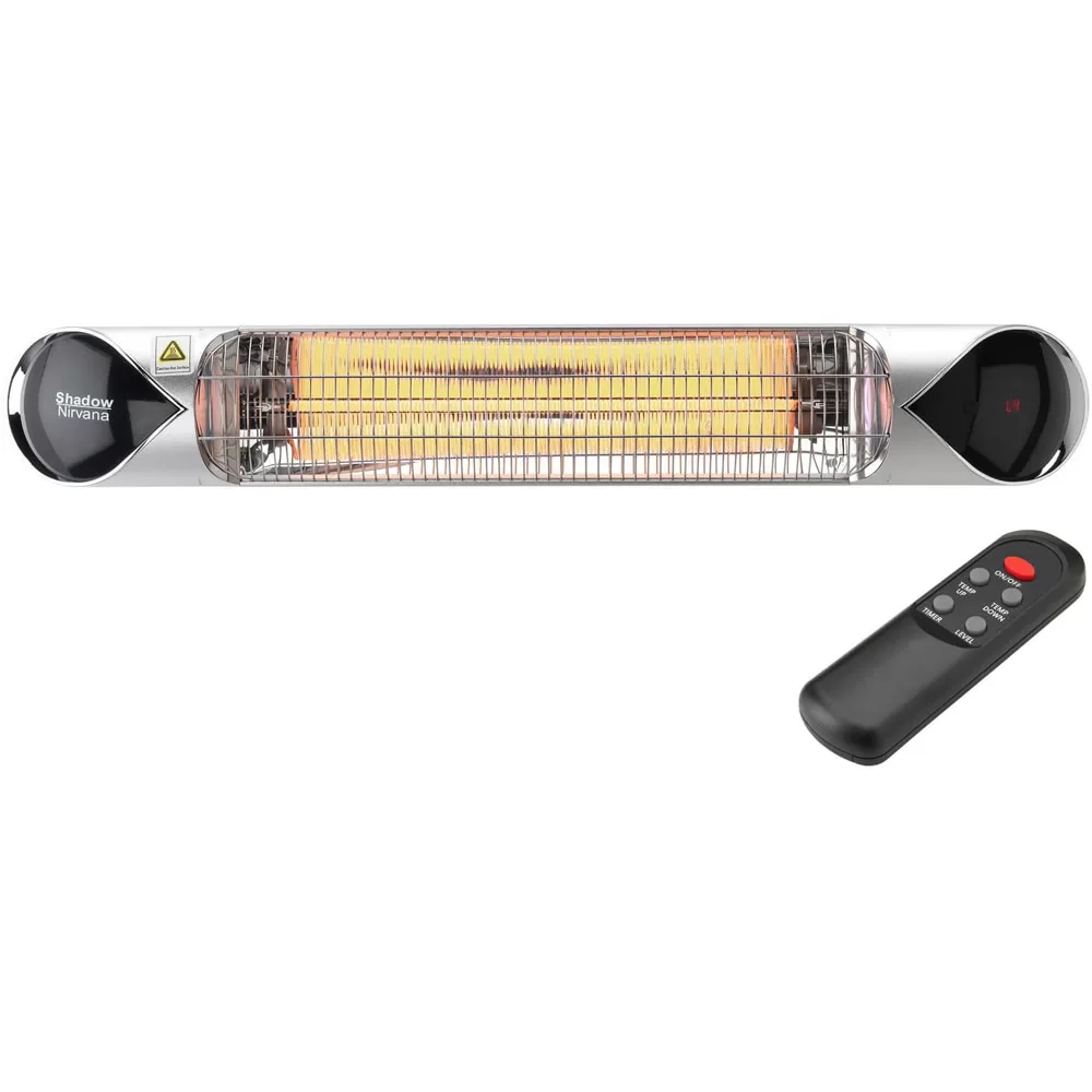 Hanover 5118-BTU 120-Volt Silver Stainless Steel Electric Patio Heater