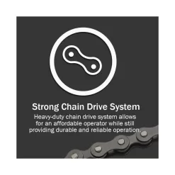 Genie 3/4 Hpc RTP Chain Drive Garage Door Opener Battery Back-up