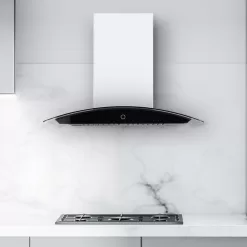 Hauslane Chef 30-in 450-CFM Convertible Stainless Steel Wall-Mounted Range Hood