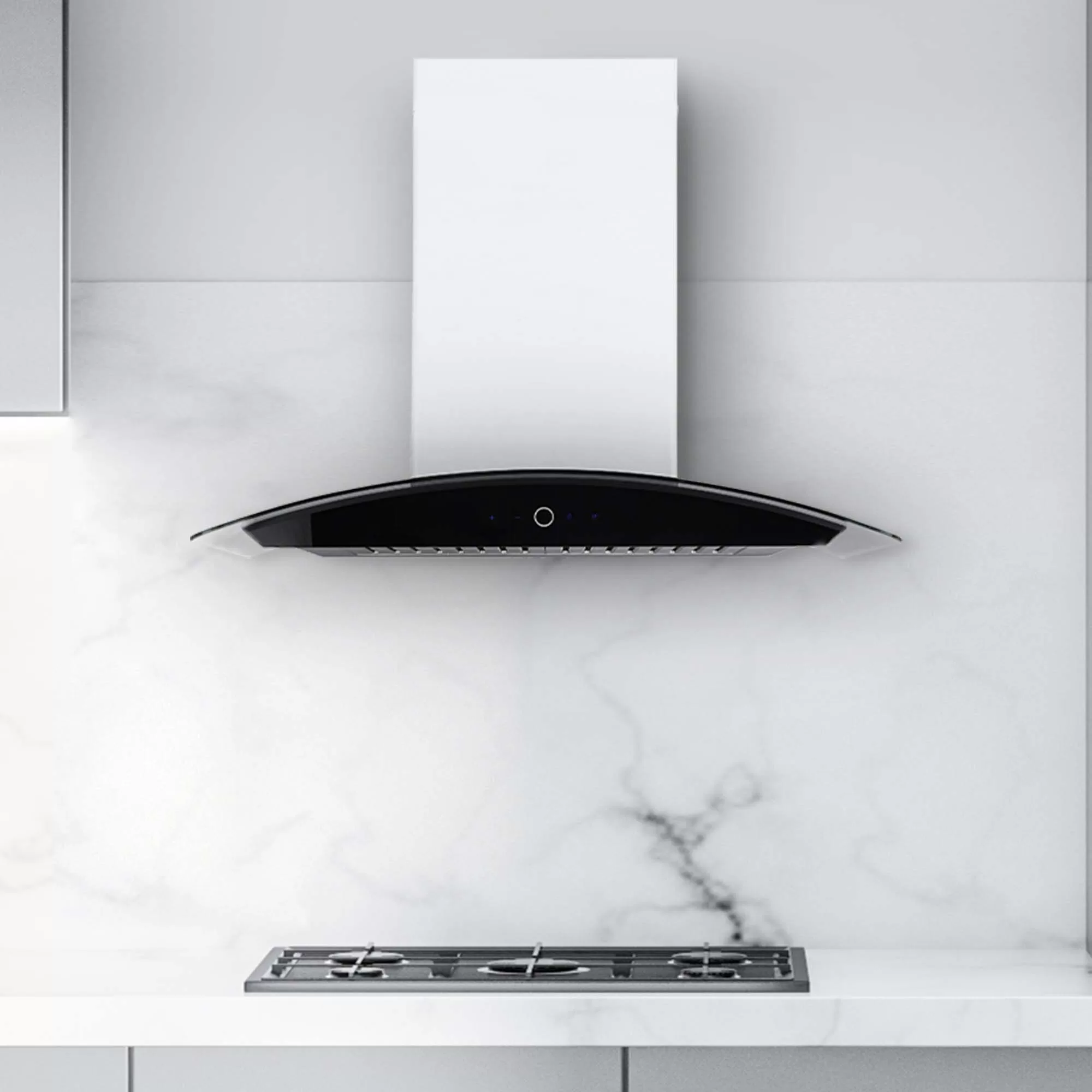 Hauslane Chef 30-in 450-CFM Convertible Stainless Steel Wall-Mounted Range Hood