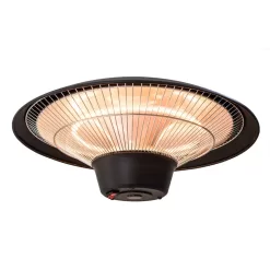 Hanover 5118-BTU 120-Volt Black Stainless Steel Electric Patio Heater