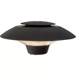 Hanover 5118-BTU 120-Volt Black Stainless Steel Electric Patio Heater