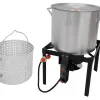 LoCo COOKERS Loco 80Qt kit 1-Burner Propane 20-lb Cylinder Electronic Stainless Steel Jet Cooker