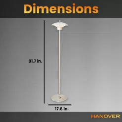 Hanover 5118-BTU 120-Volt Silver Stainless Steel Electric Patio Heater