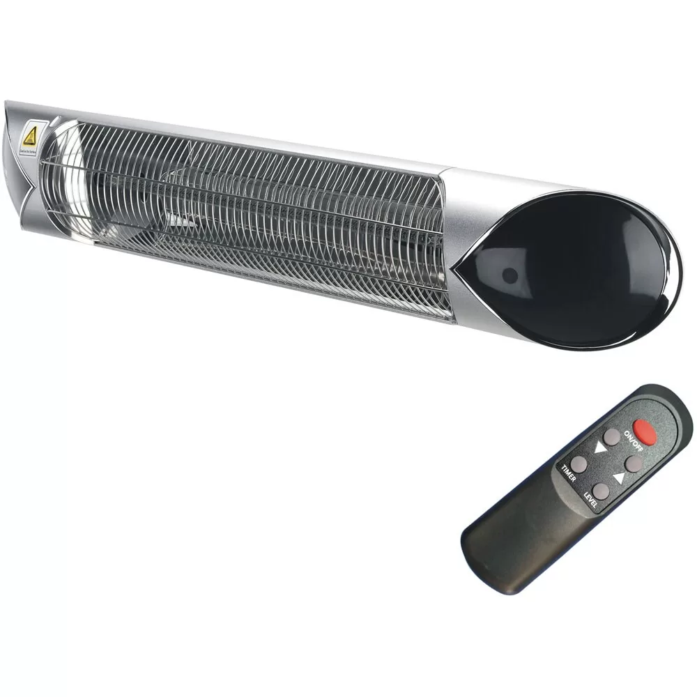 Hanover 5118-BTU 120-Volt Silver Stainless Steel Electric Patio Heater