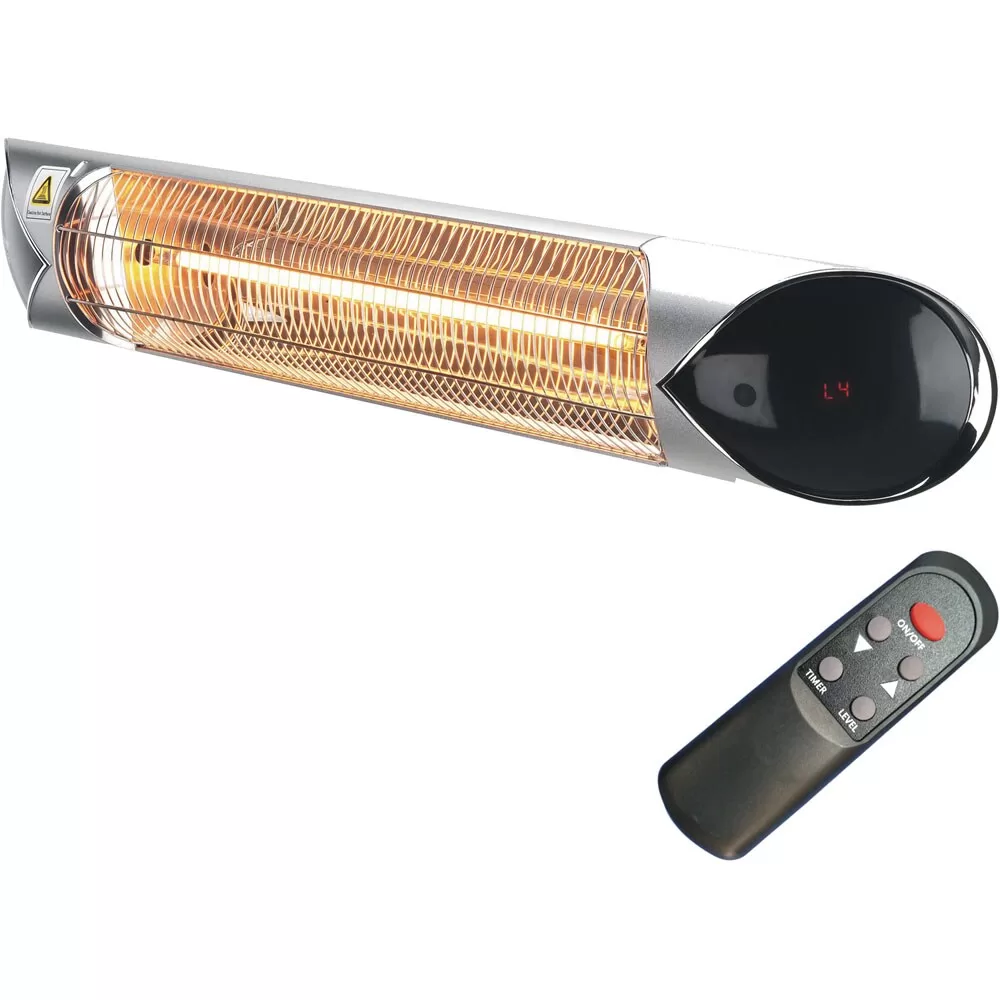 Hanover 5118-BTU 120-Volt Silver Stainless Steel Electric Patio Heater