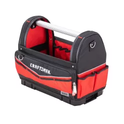 CRAFTSMAN VERSASTACK Red and Black Polyester 17-in Tool Tote