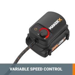 WORX POWER SHARE Variable Speed Cordless 20-volt Max Crafting Rotary Tool Kit