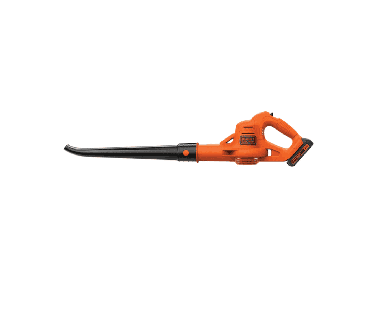 BLACK+DECKER LSW221 20-volt Max 80-CFM 130-MPH Handheld Cordless Electric Leaf Blower (Battery Included)