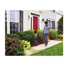 BLACK+DECKER LSW221 20-volt Max 80-CFM 130-MPH Handheld Cordless Electric Leaf Blower (Battery Included)
