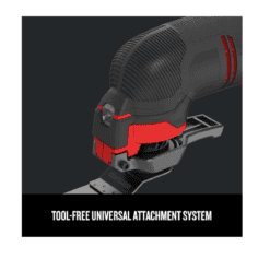 CRAFTSMAN CMCE501D1 V20 11-Piece 20-volt Max Variable Speed Oscillating Multi-Tool Kit with Soft Case (1-Battery Included)