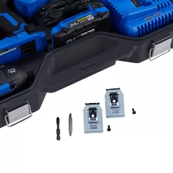 Kobalt XTR 3-Tool Brushless Power Tool Combo Kit with Hard Case (2-Batteries Included and Charger Included)