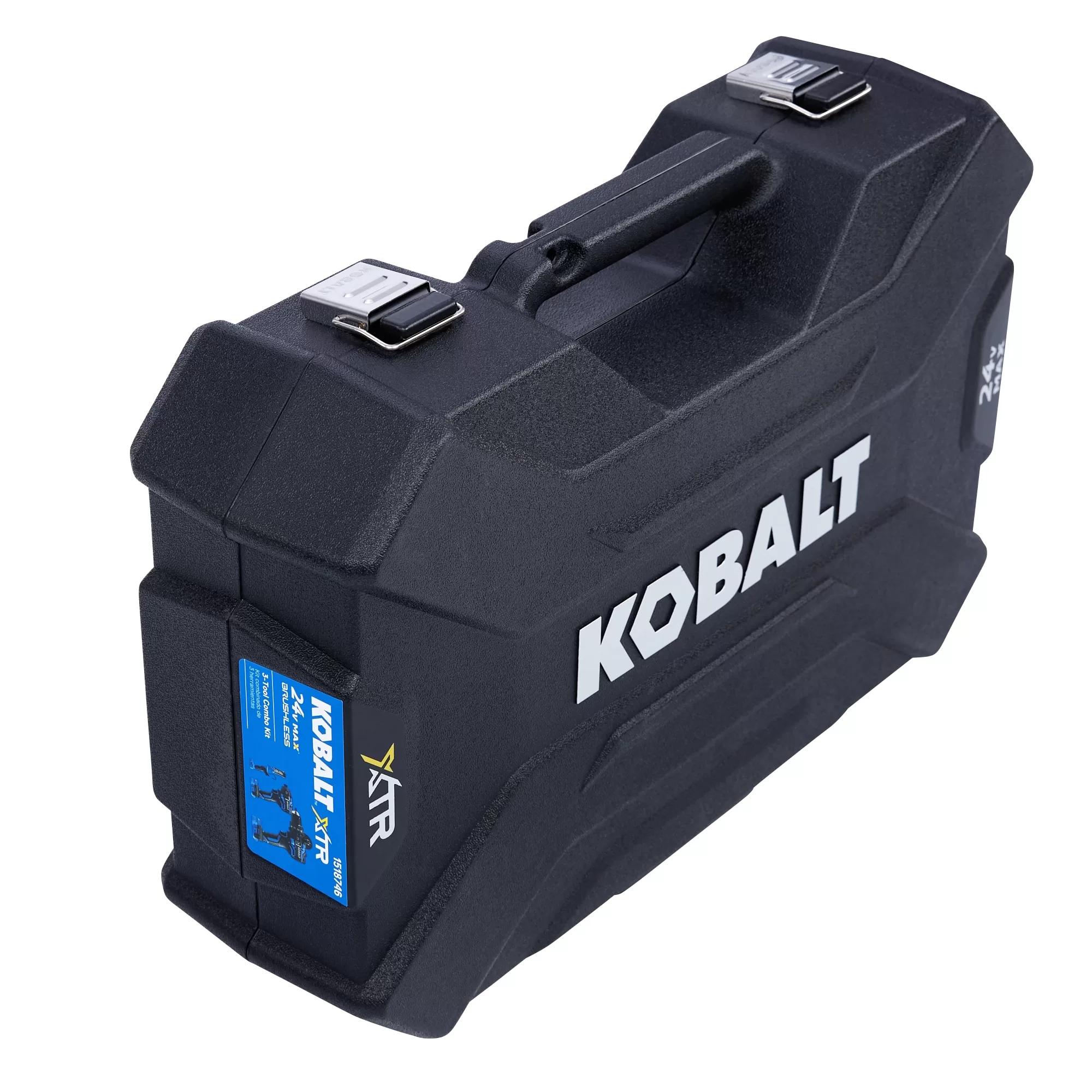 Kobalt XTR 3-Tool Brushless Power Tool Combo Kit with Hard Case (2-Batteries Included and Charger Included)