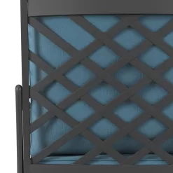 Style Selections San Terra 2-Piece Patio Conversation Set with Blue Cushions