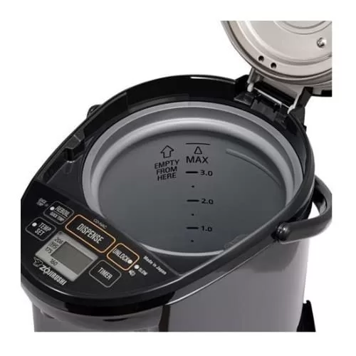 Zojirushi CD-NAC40BM Micom Water Boiler & Warmer, 4.0 Liter, Metallic Black