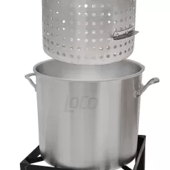 LoCo COOKERS 1-Burner Propane 20-lb Cylinder Electronic Stainless Steel Jet Cooker