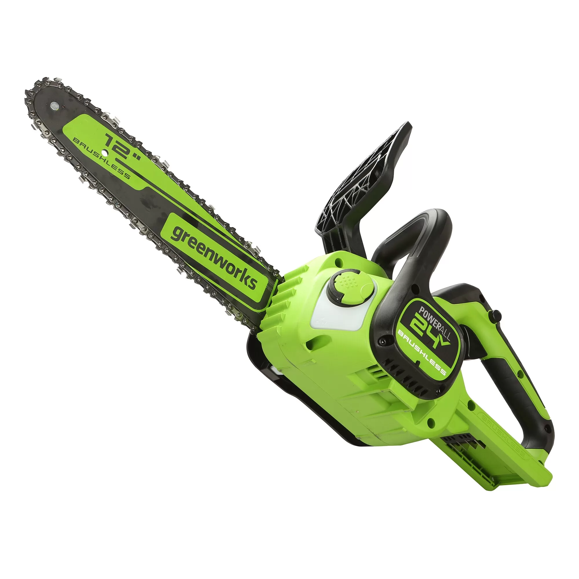 Greenworks 24-volt 12-in Brushless Battery 4 Ah Chainsaw (Battery and Charger Included)