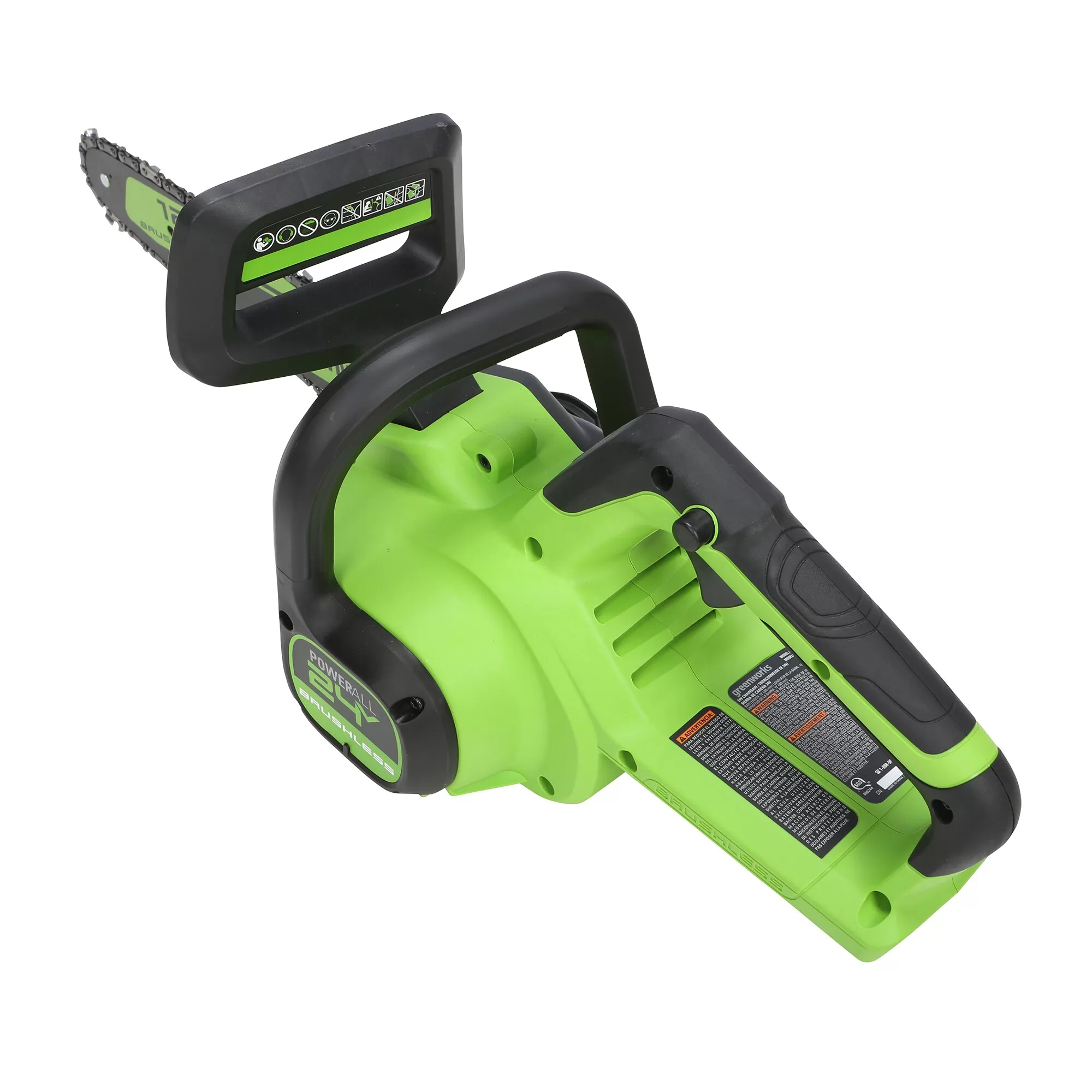 Greenworks 24-volt 12-in Brushless Battery 4 Ah Chainsaw (Battery and Charger Included)