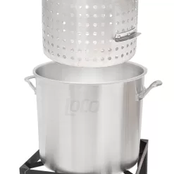 LoCo COOKERS Loco 80Qt kit 1-Burner Propane 20-lb Cylinder Electronic Stainless Steel Jet Cooker