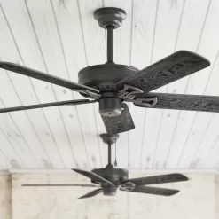 Harbor Breeze Calera 52-in Bronze Indoor/Outdoor Ceiling Fan (5-Blade)