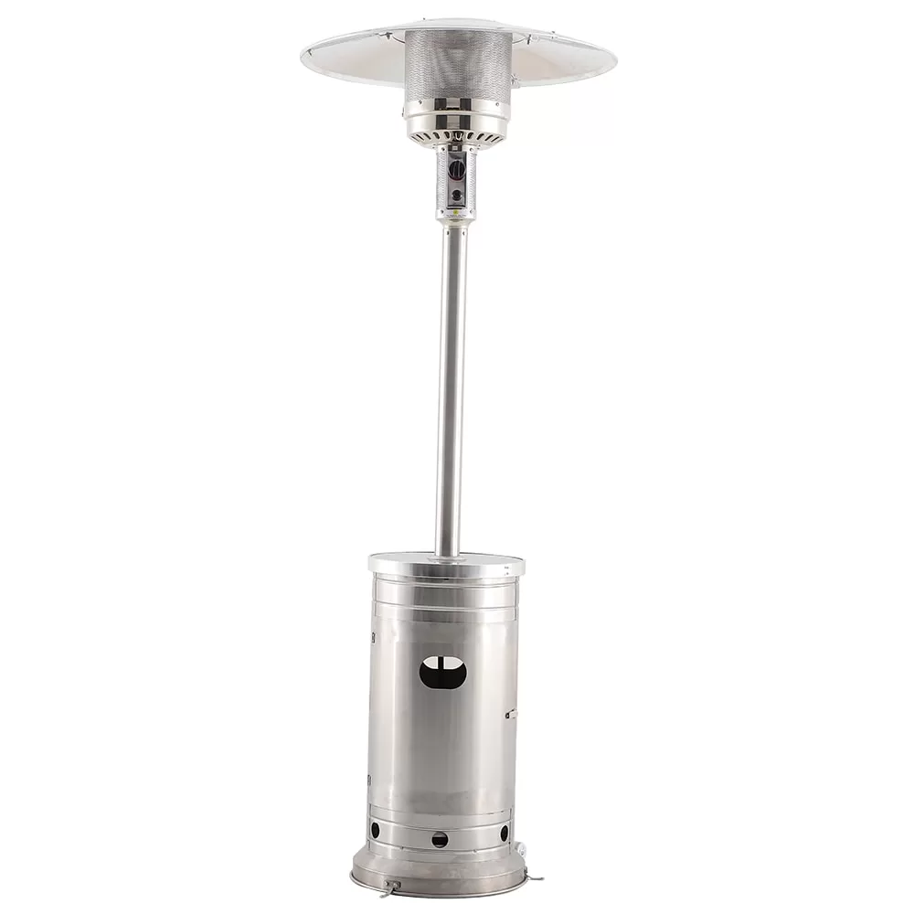 Style Selections 48000-BTU White Steel Floorstanding Liquid Propane Patio Heater