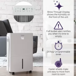 Freonic 35-Pint 3-Speed Dehumidifier ENERGY STAR (For Rooms 1501- 3000 sq ft)