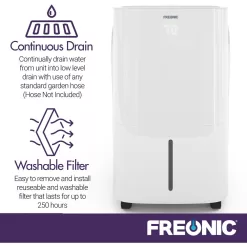 Freonic 35-Pint 3-Speed Dehumidifier ENERGY STAR (For Rooms 1501- 3000 sq ft)