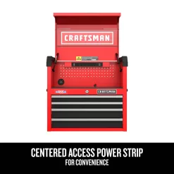 CRAFTSMAN 2000 Series 26-in W x 24.7-in H 4-Drawer Steel Tool Chest (Red)