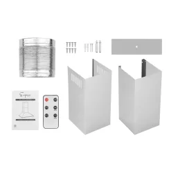Empava 30-in 380-CFM Ducted Stainless Steel Wall-Mounted Range Hood