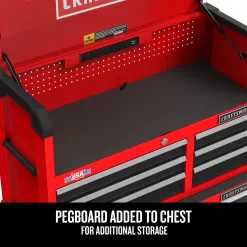 CRAFTSMAN 2000 Series 26-in W x 24.7-in H 4-Drawer Steel Tool Chest (Red)