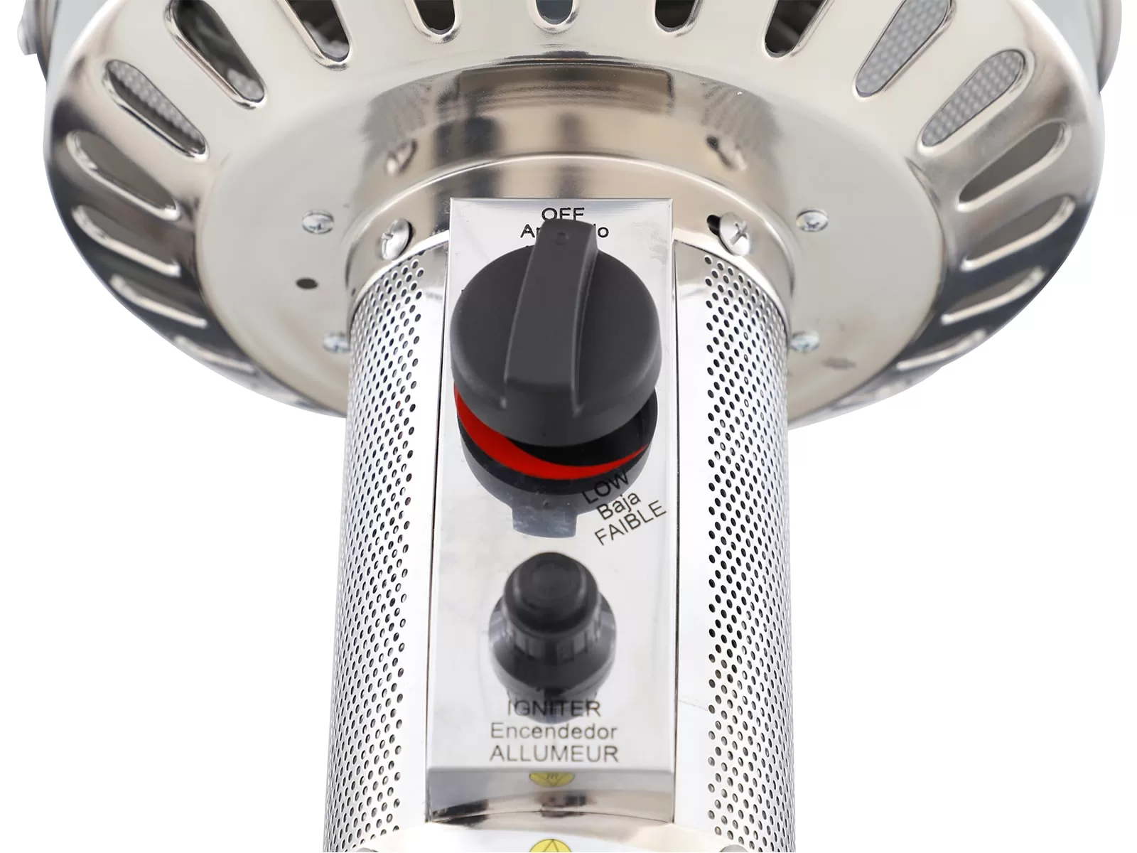 Style Selections 48000-BTU White Steel Floorstanding Liquid Propane Patio Heater