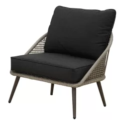 Origin 21 Plymouth Cove 3-Piece Wicker Patio Conversation Set with Gray Cushions