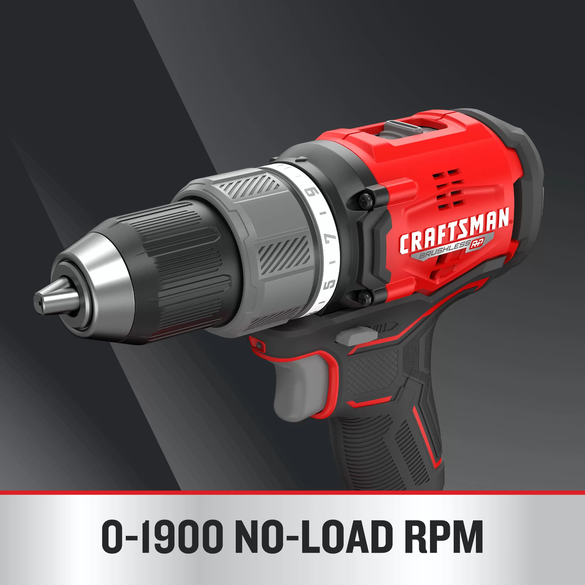 CRAFTSMAN V20 RP 20-volt Max 1/2-in Brushless Cordless Drill (2-Batteries Included, Charger Included and Soft Bag included)