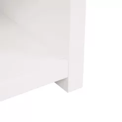 Style Selections Del Rose 18-in White Single Sink Bathroom Vanity with White Engineered Stone Top