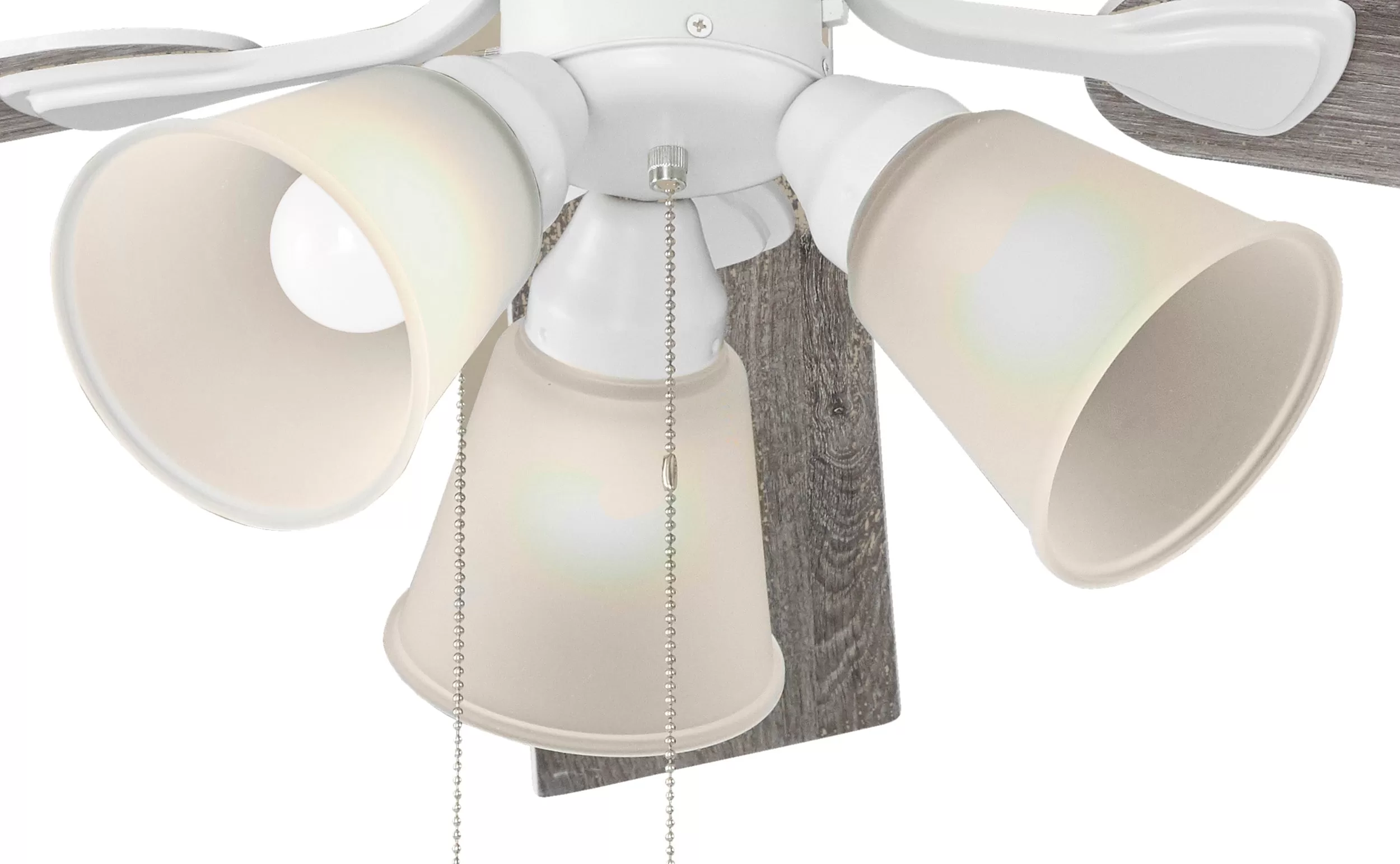 Harbor Breeze Sailor Bay 52-in White Indoor Downrod or Flush Mount Ceiling Fan with Light (5-Blade)