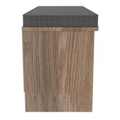 ClosetMaid Modern Natural Gray Storage Bench with Storage 35.27-in x 14.01-in x 18.5-in