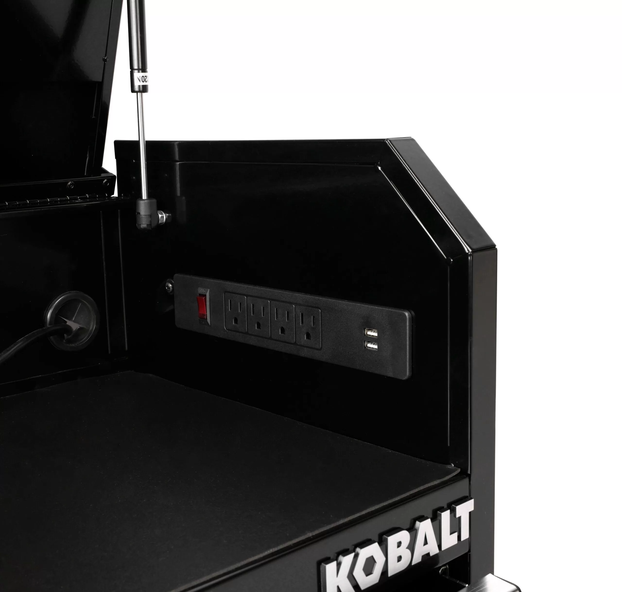 Kobalt 26-in W x 22-in H 4-Drawer Steel Tool Chest (Black)