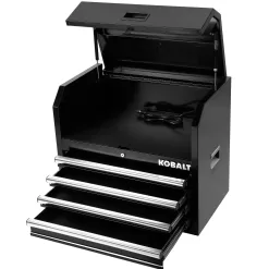 Kobalt 26-in W x 22-in H 4-Drawer Steel Tool Chest (Black)