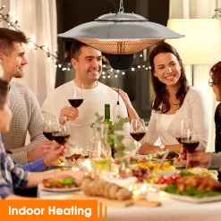 Sun-Ray 5100-BTU 120-Volt Stainless Steel Carbon Fiber Electric Patio Heater