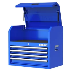 Kobalt 26-in W x 22-in H 4-Drawer Steel Tool Chest (Blue)