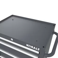 Kobalt 26.7-in W x 33-in H 4-Drawer Steel Rolling Tool Cabinet (Gray)
