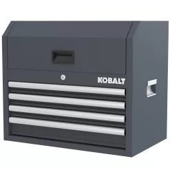 Kobalt 26-in W x 22-in H 4-Drawer Steel Tool Chest (Gray)