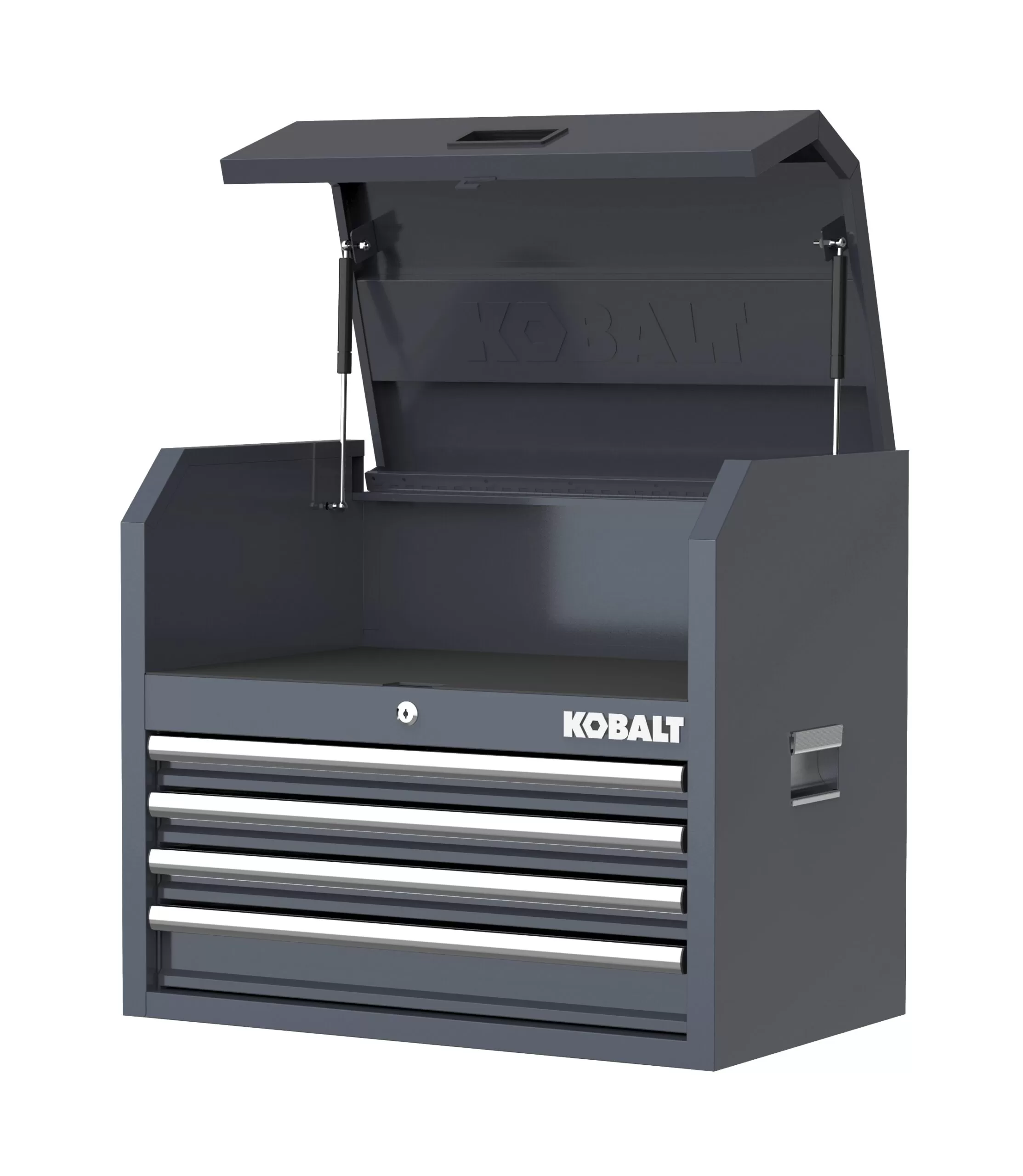 Kobalt 26-in W x 22-in H 4-Drawer Steel Tool Chest (Gray)