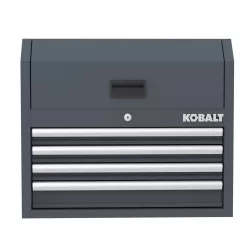 Kobalt 26-in W x 22-in H 4-Drawer Steel Tool Chest (Gray)