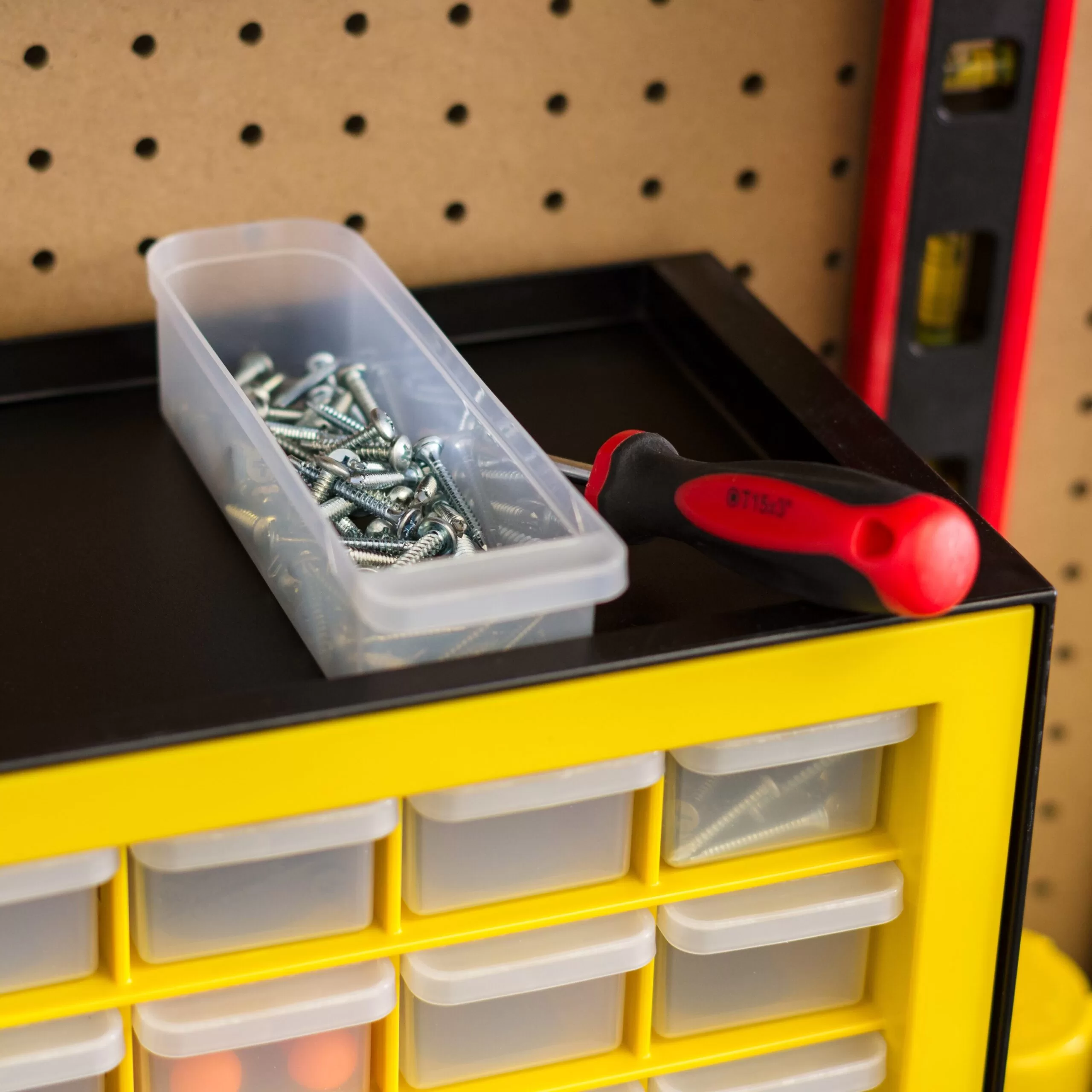 IRIS 64-Compartment Plastic Small Parts Organizer